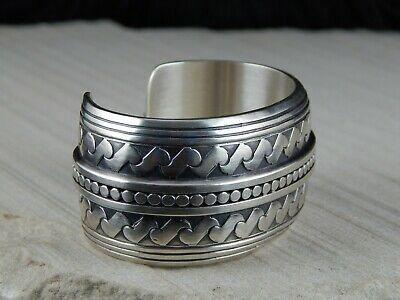 Bracelet - Sterling Silver - Raymond Delgarito - Navajo - Native American - High Lonesome Trading