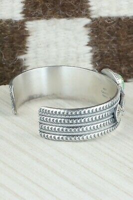 Kingman Turquoise & Sterling Silver Bracelet - Michael Calladitto