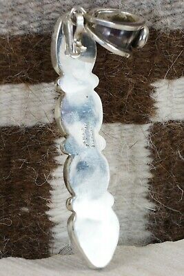Navajo Turquoise and Sterling Silver Pendant - Rick Martinez