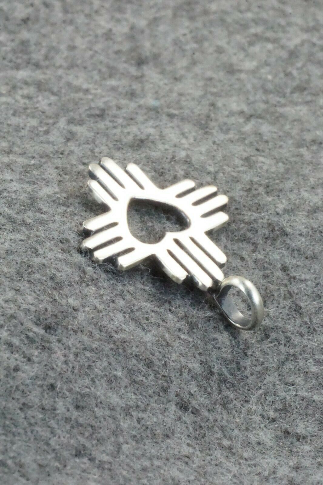 Sterling Silver Zia Pendant - Raymond Coriz