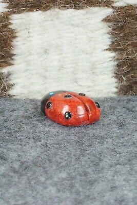 Lady Bug Zuni Fetish Carving - Reynold Lunasee