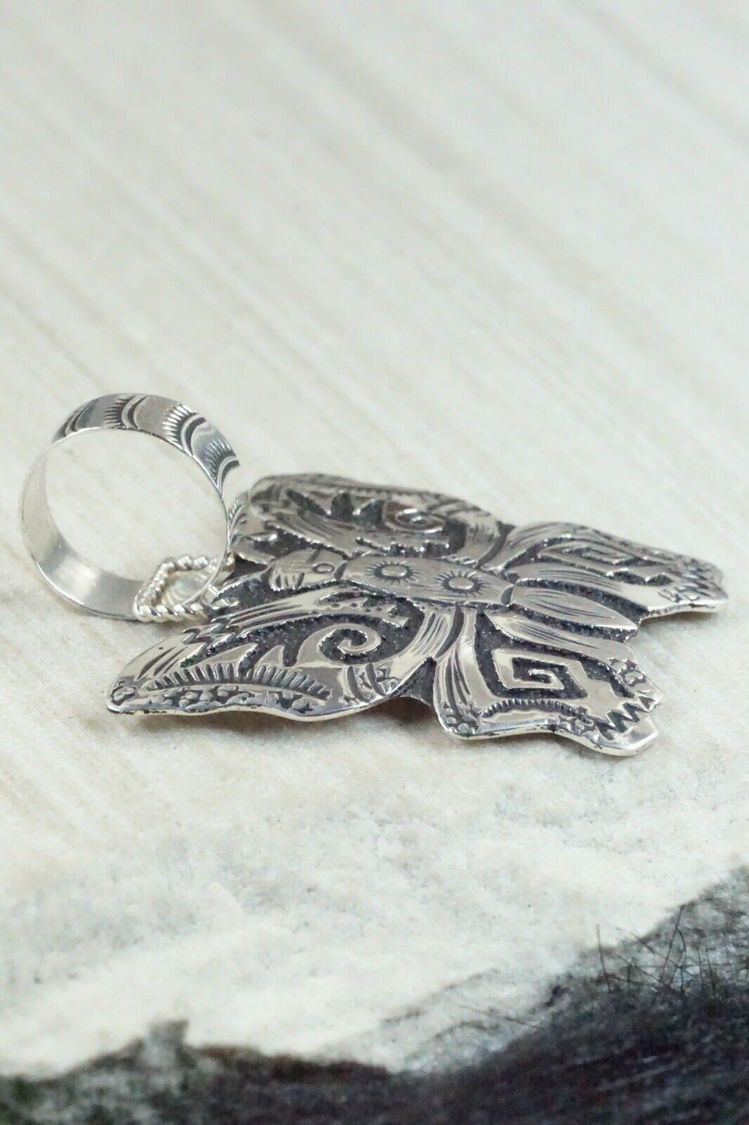 Navajo Sterling Silver Pendant - Richard Singer