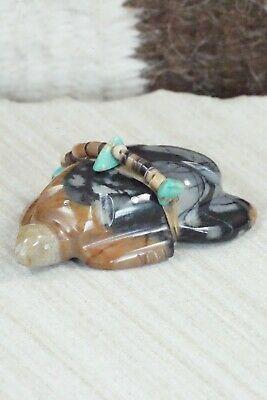 Turtle Zuni Fetish Carving - Daisy Natewa - High Lonesome Trading