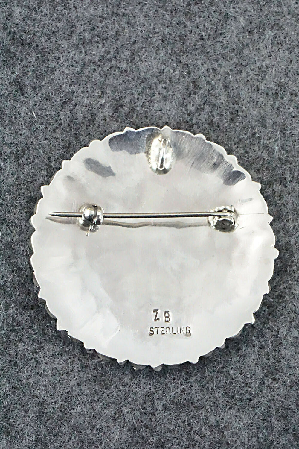 Turquoise and Sterling Silver Pendant - Zeita Begay