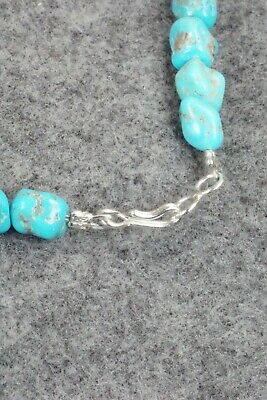 Turquoise & Sterling Silver Necklace - Doreen Jake