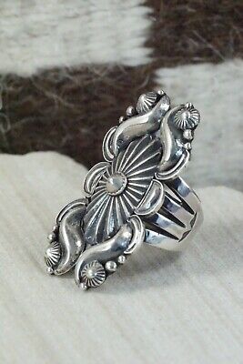 Navajo Sterling Silver Ring - Derrick Gordon - Size 6.75