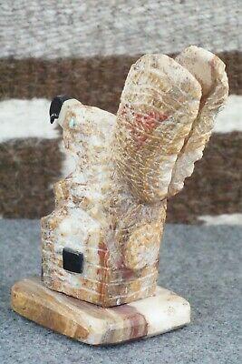 Eagle Zuni Fetish Carving - Jon Quam - High Lonesome Trading