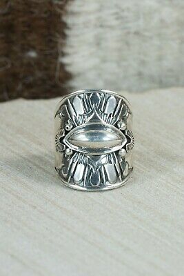 Navajo Sterling Silver Ring - Derrick Gordon - Size 7