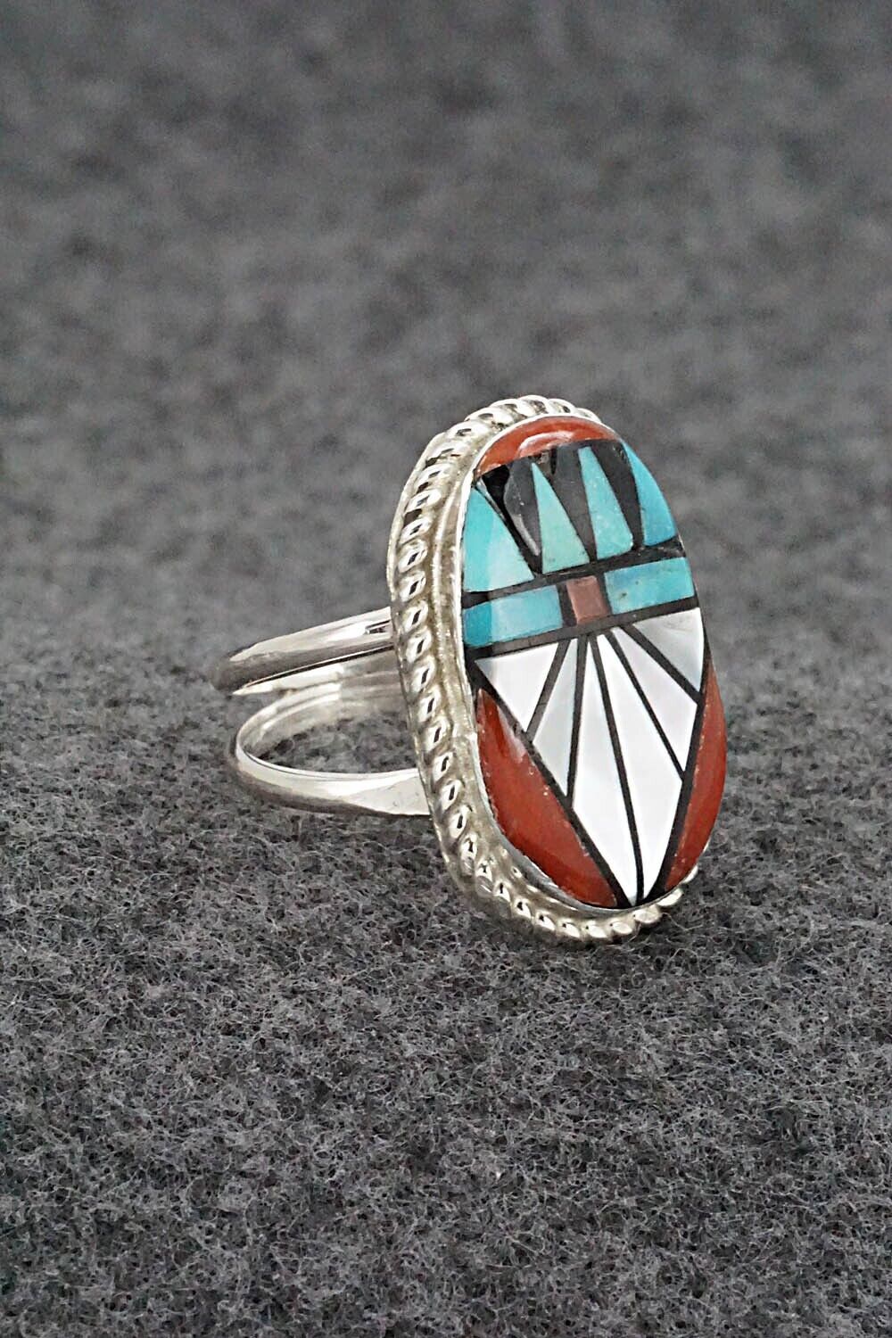 Multi Stone & Sterling Silver Ring - Ola Eriacho - Size 7
