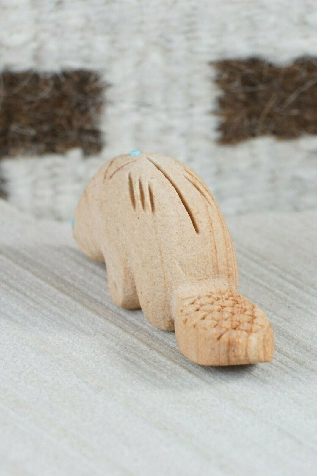 Beaver Zuni Fetish Carving - Brandon Phillips - High Lonesome Trading