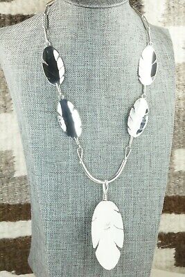 Sterling Silver Feather Necklace - Ben Begay
