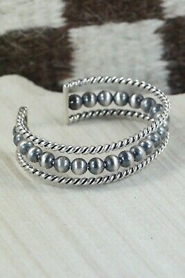 Navajo Sterling Silver Bracelet - Elaine Tahe