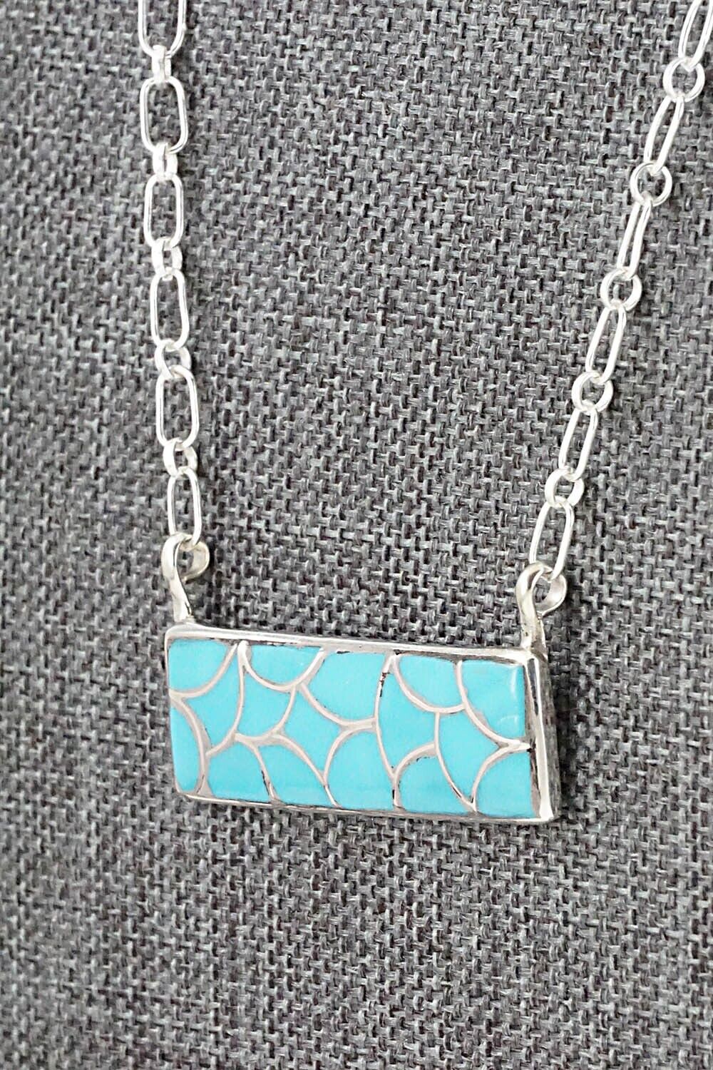 Turquoise & Sterling Silver Necklace - Orena Leekya