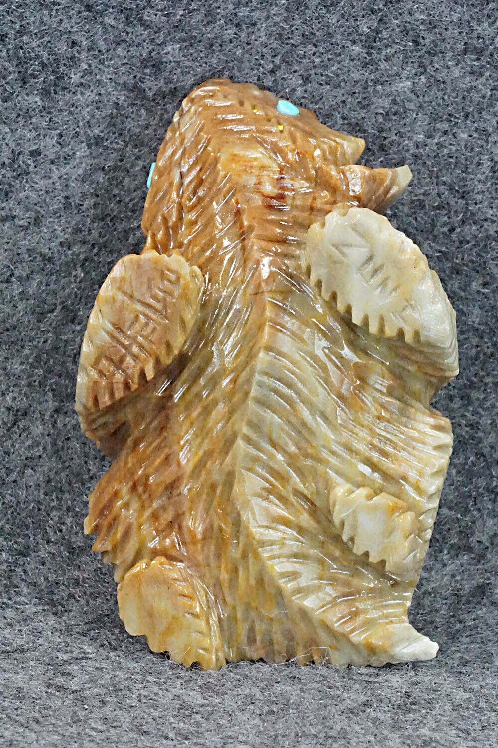 Horned Toad Zuni Fetish Carving - Alvin Haloo
