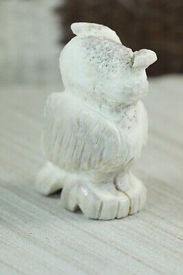 Owl Zuni Fetish Carving - Allison White