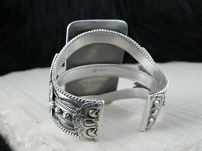 Navajo Turquoise & Sterling Silver Bracelet - Raymond Delgarito - High Lonesome Trading