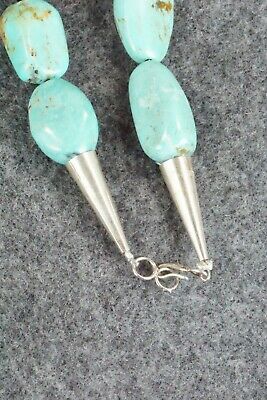 Turquoise & Sterling Silver Necklace - Navajo