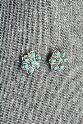Turquoise & Sterling Silver Earrings - Waylon Johnson