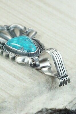 Turquoise and Sterling Silver Pendant - Derrick Gordon