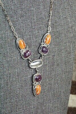 Spiny Oyster & Sterling Silver Necklace - Verley Betone