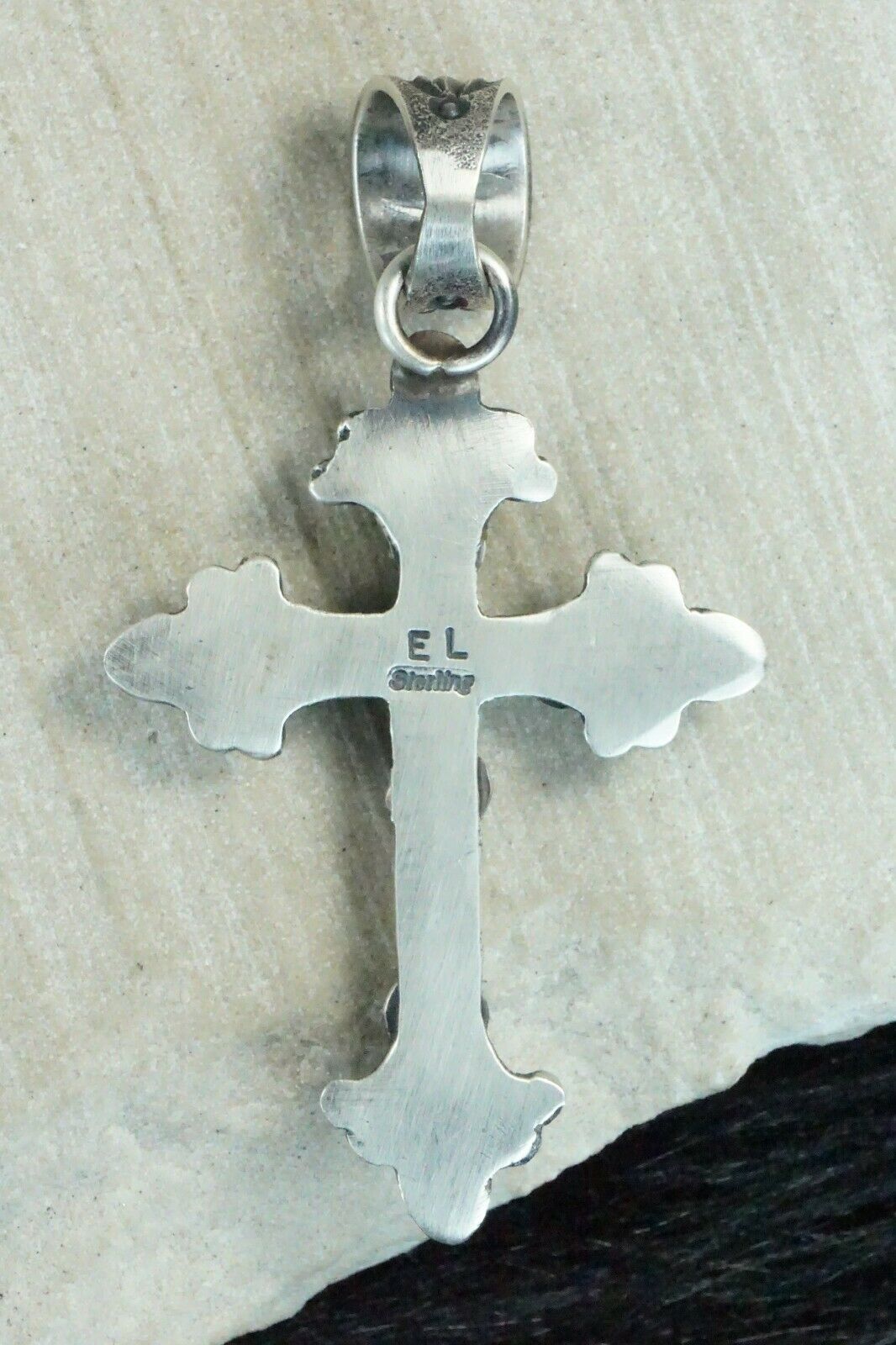 Turquoise and Sterling Silver Pendant - Eva & Linberg Billah