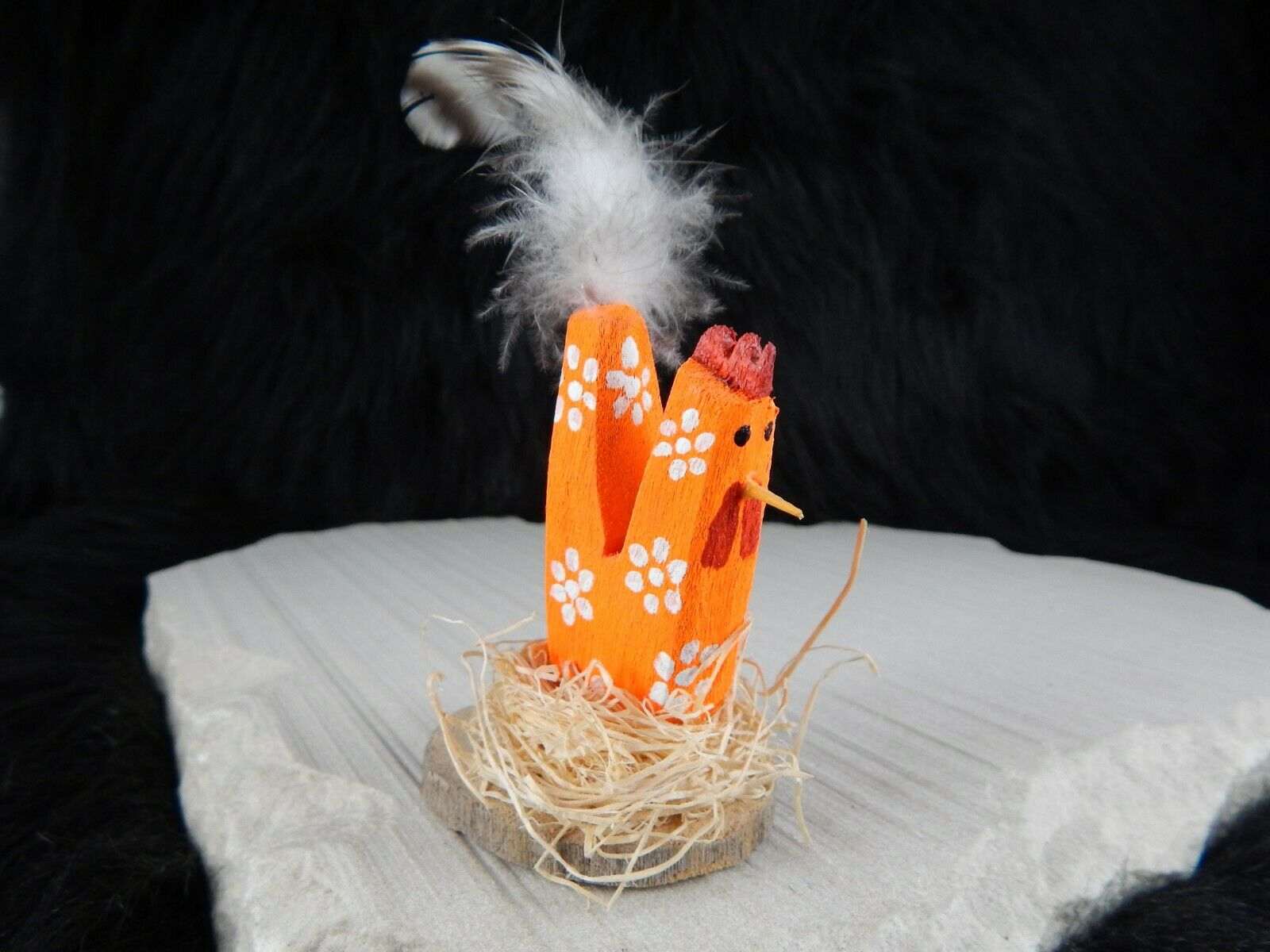 Navajo Chicken Folk Art - I.S. Yaz - Native American - High Lonesome Trading