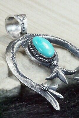 Turquoise & Sterling Silver Pendant - Kevin Billah