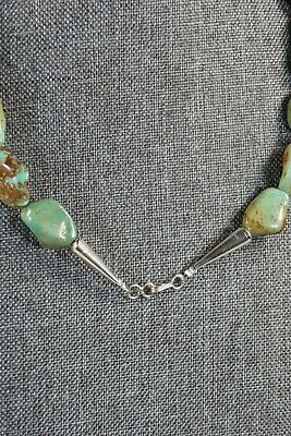 Navajo Turquoise & Sterling Silver Necklace - Louise Joe