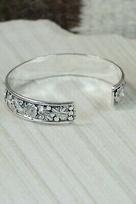 Sterling Silver Floral Bracelet - Tom Dinesto