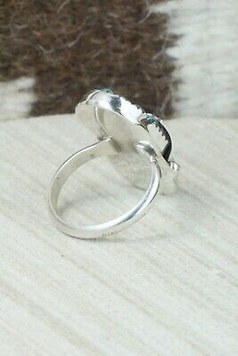 Turquoise & Sterling Silver Ring - Lyolita Tsattie - Size 7.25