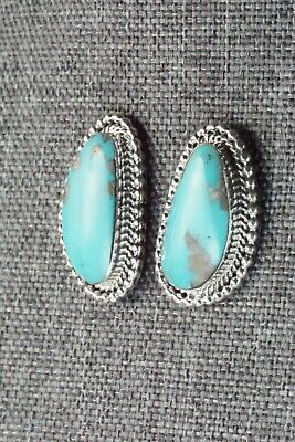 Turquoise & Sterling Silver Earrings - Verley Betone