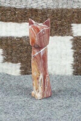 Cat Zuni Fetish Carving - Kenny Chavez