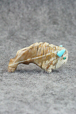 Buffalo Zuni Fetish Carving - Kevin Quam