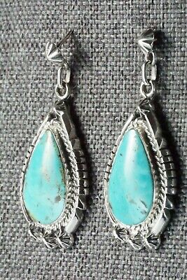 Turquoise & Sterling Silver Earrings - Annie Spencer