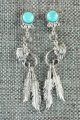 Turquoise & Sterling Silver Earrings - Rita Largo