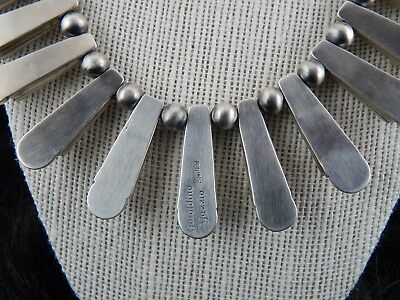 Navajo Sterling Silver Necklace & Earring Set - Geraldine Yazzie - High Lonesome Trading