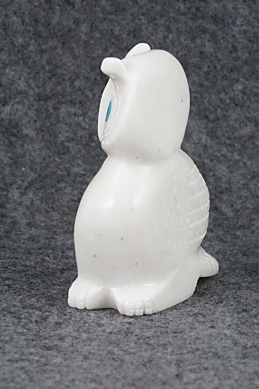Owl Zuni Fetish Carving - Andres Lementino