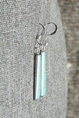 Turquoise & Sterling Silver Earrings - Valentino Laate