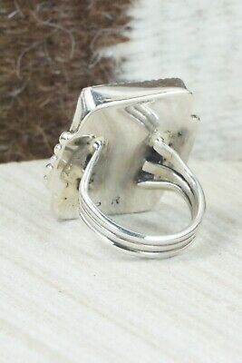 Turquoise & Sterling Silver Ring - Priscilla Reeder - Size 7