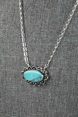 Turquoise & Sterling Silver Necklace - Sharon McCarthy