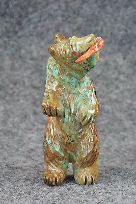 Bear Zuni Fetish Carving - Andres Quandelacy