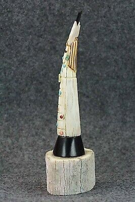 Corn Maiden Zuni Fetish Carving - Sullivan Shebola