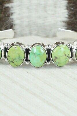 Turquoise & Sterling Silver Bracelet - Thomas Yazzie - High Lonesome Trading