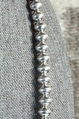 Sterling Silver Navajo Pearl Necklace - Preston Haley - High Lonesome Trading