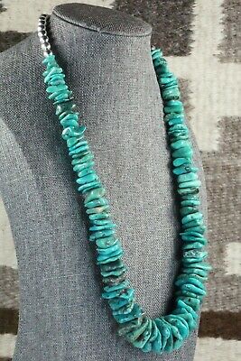 Turquoise & Sterling Silver Necklace - Navajo