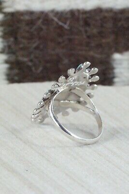 Turquoise and Sterling Silver Ring - Philander Gia - Size 8