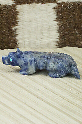 Badger Zuni Fetish Carving - Ronnie Lunasee