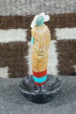 Corn Maiden Zuni Fetish Carving - Sullivan Shebola