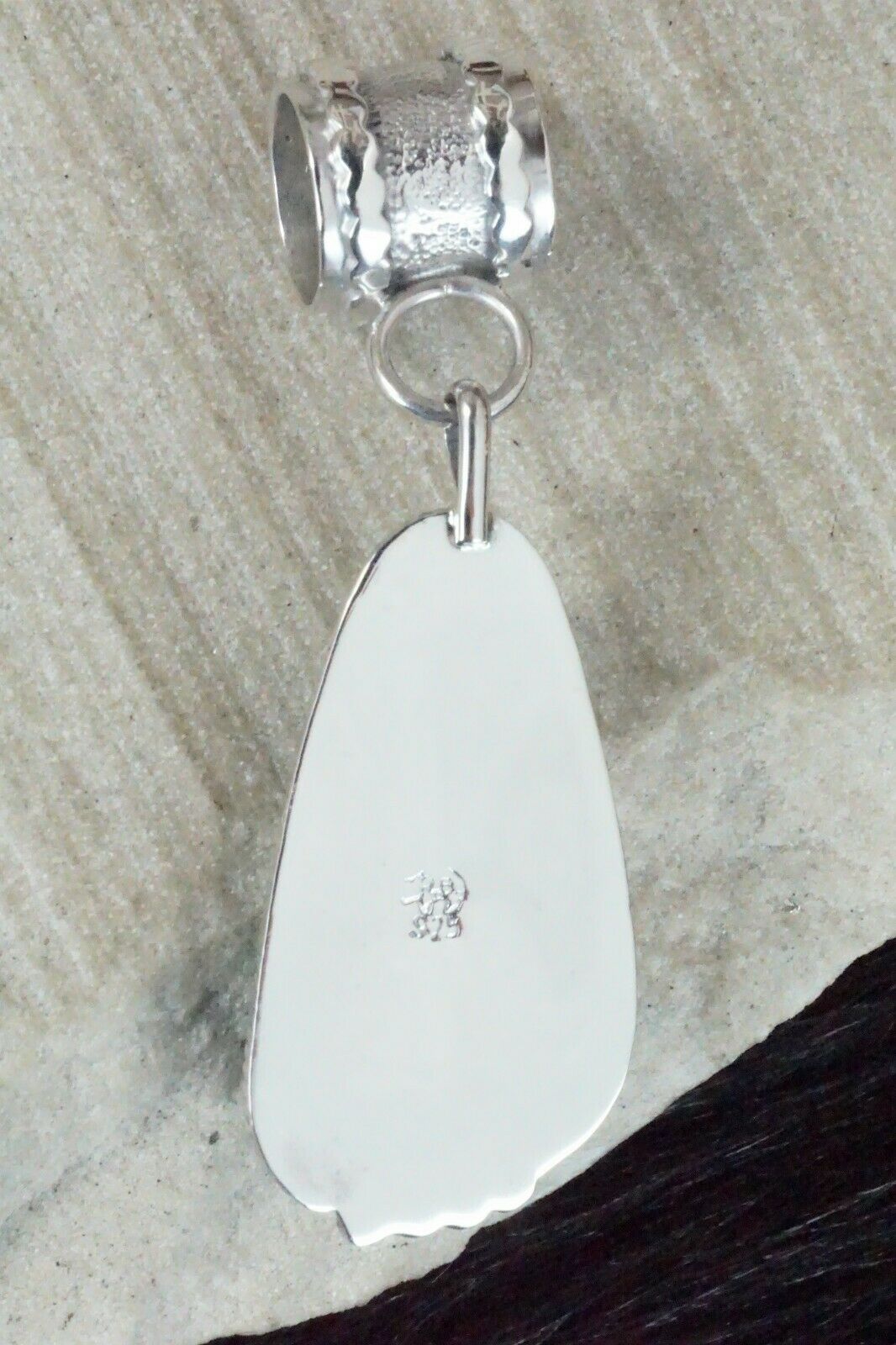 Turquoise & Sterling Silver Pendant - Sharon McCarthy