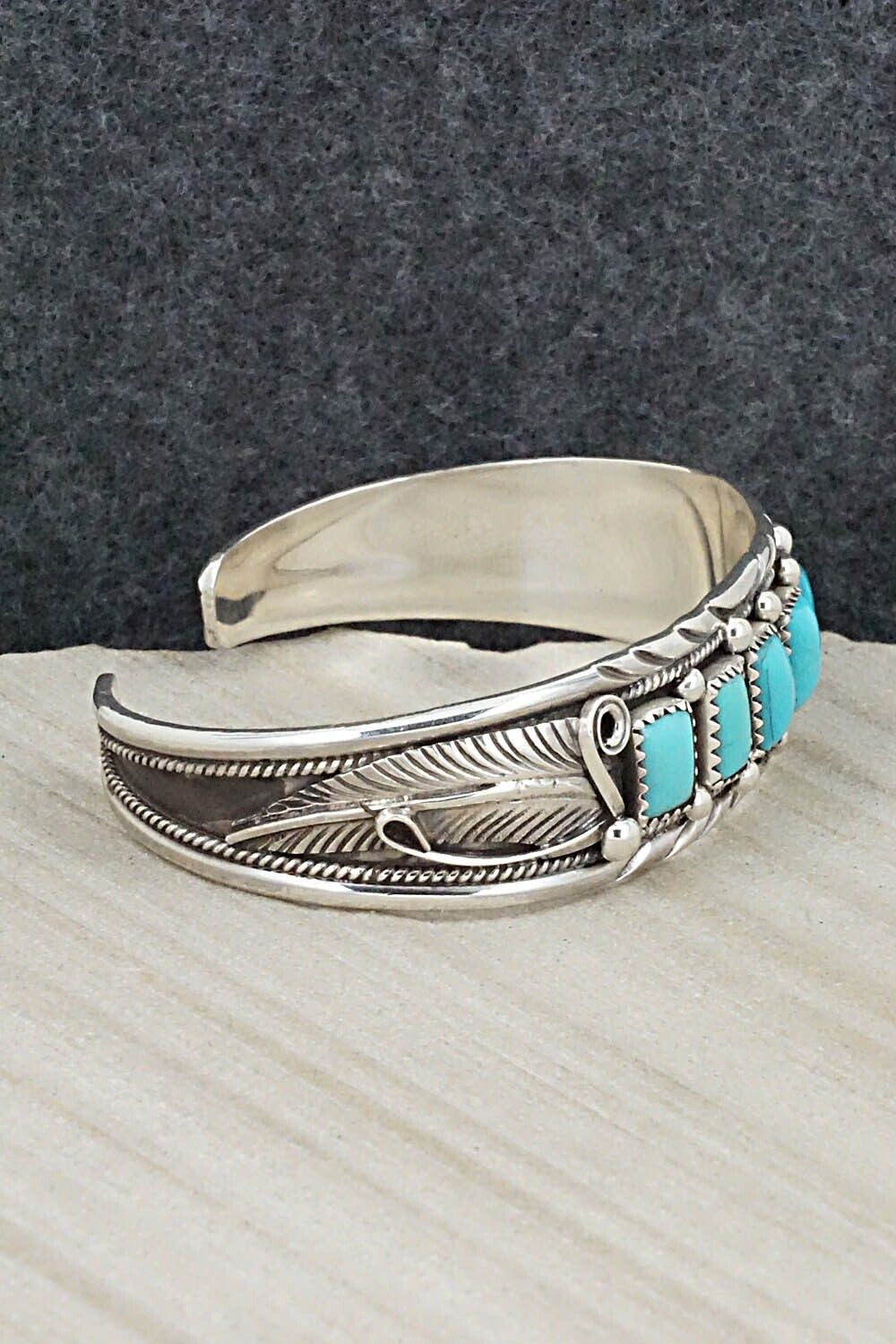 Turquoise & Sterling Silver Bracelet - Davey Morgan